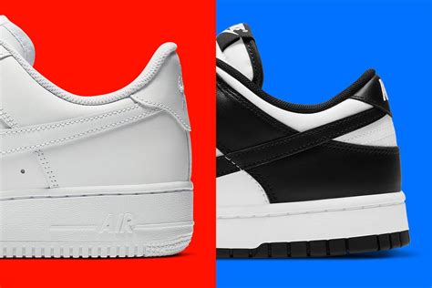 nike dunks vs air force 1|Nike dunk vs af1.